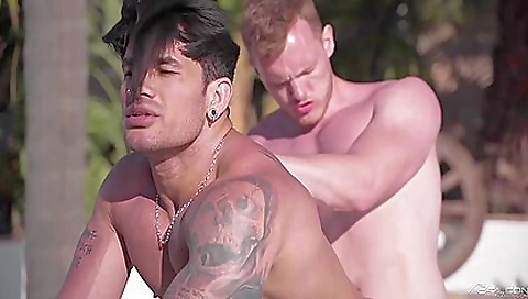 Hairy pussy and mouth fucking pours with a ride