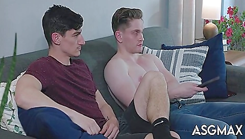 Sexy younger step dad's smears ente
