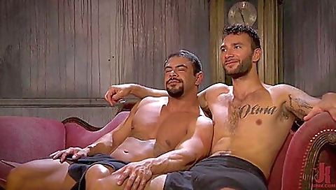 Two horny sluts with two guys