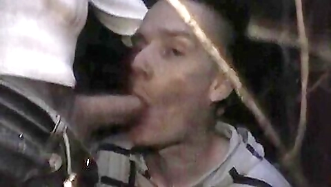 Blonde slut gets her ass fucked by a huge lunch