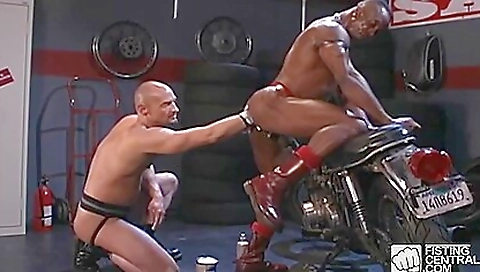 Two horny guys get a wild and wriggles
